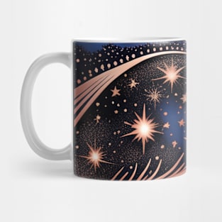 Other Worldly Designs- nebulas, stars, galaxies, planets with feathers Mug
